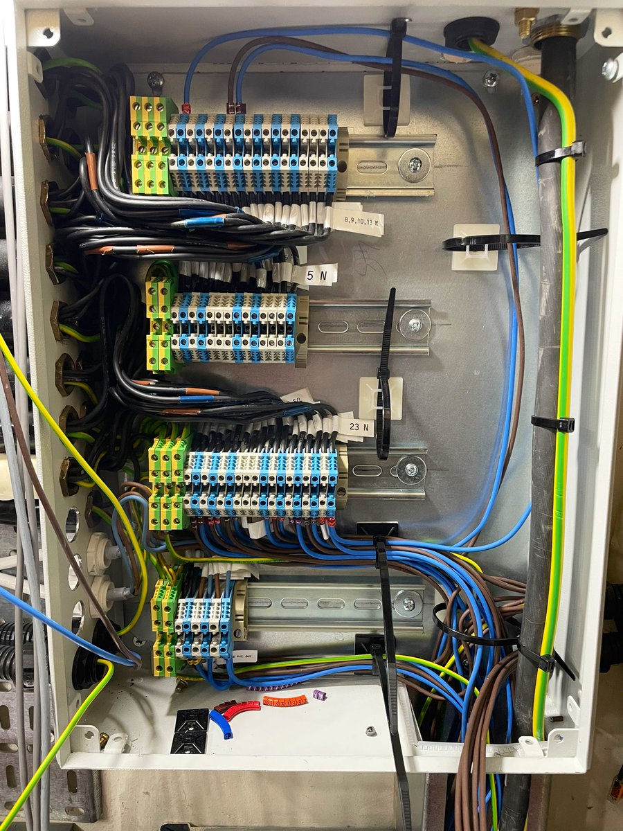 Helvar commercial dimmer upgrade at a church, pryo moved and reconnected. New LED compatible dimming system being fitted. #pyro #dimmers <a href="/Helvar_Lighting/">Helvar_Lighting</a>