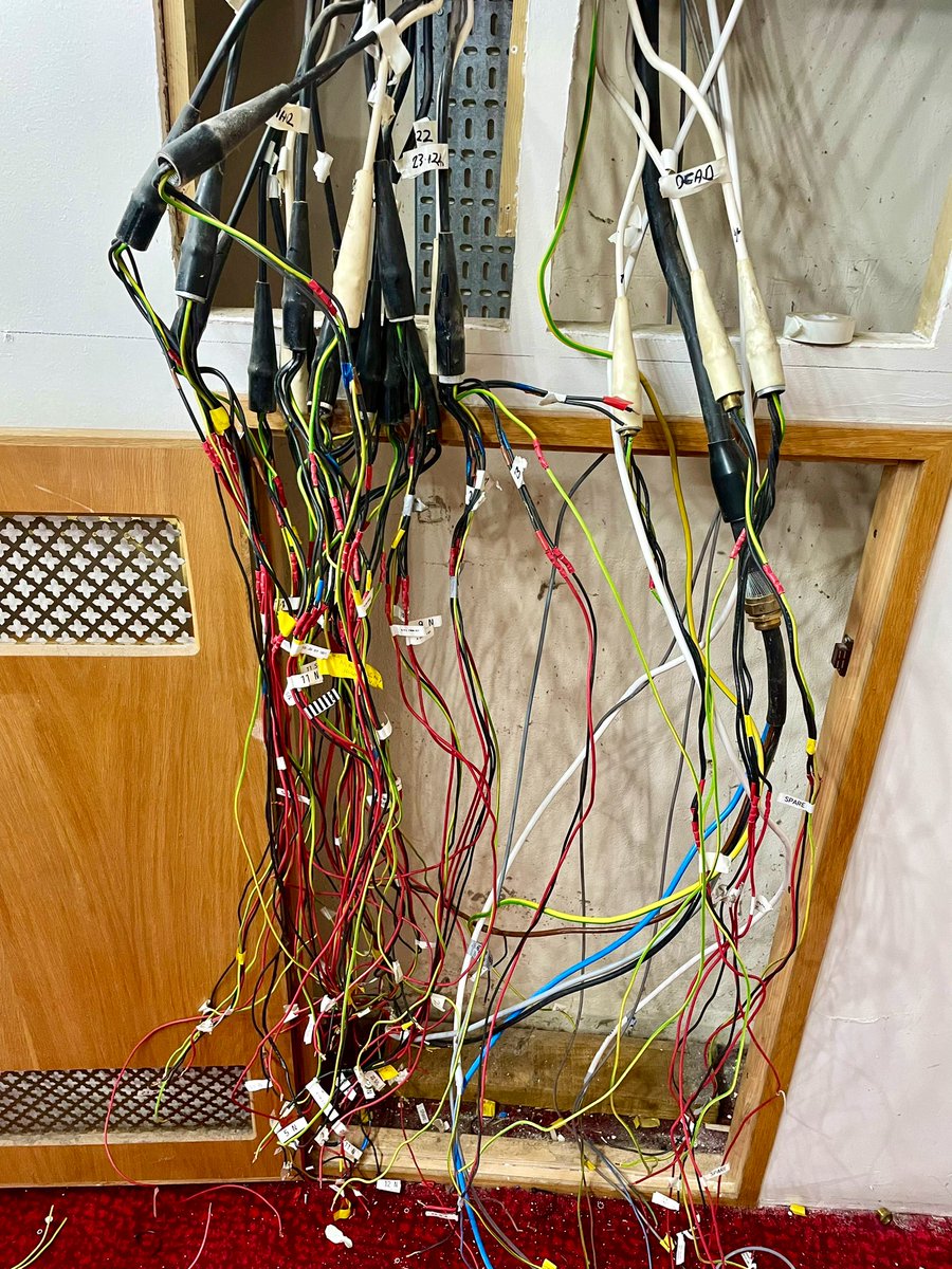 GTE55's tweet image. Helvar commercial dimmer upgrade at a church, pryo moved and reconnected. New LED compatible dimming system being fitted. #pyro #dimmers @Helvar_Lighting