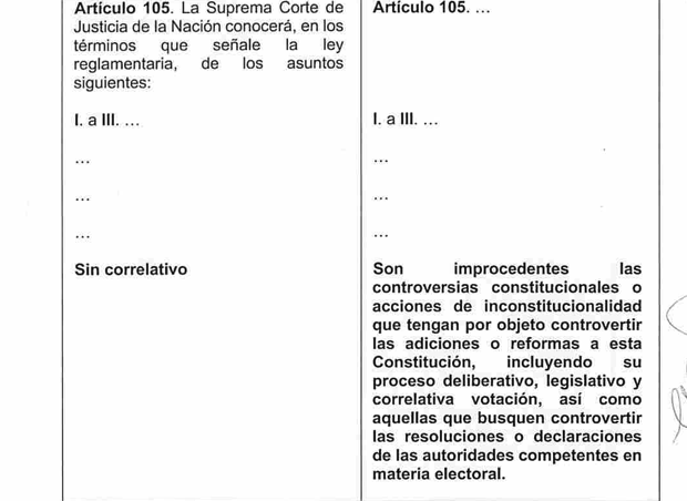 EliudTapia's tweet photo. Así quedaría nuestra maltrecha Constitución. 

Este el enlace para ver la iniciativa completa http://200.33.232.134/sgsp/gaceta/66/1/2024-10-22-1/assets/documentos/Iniciativas_Senadores_Morena_CPEUM.pdf https://t.co/6DTd0aKv02