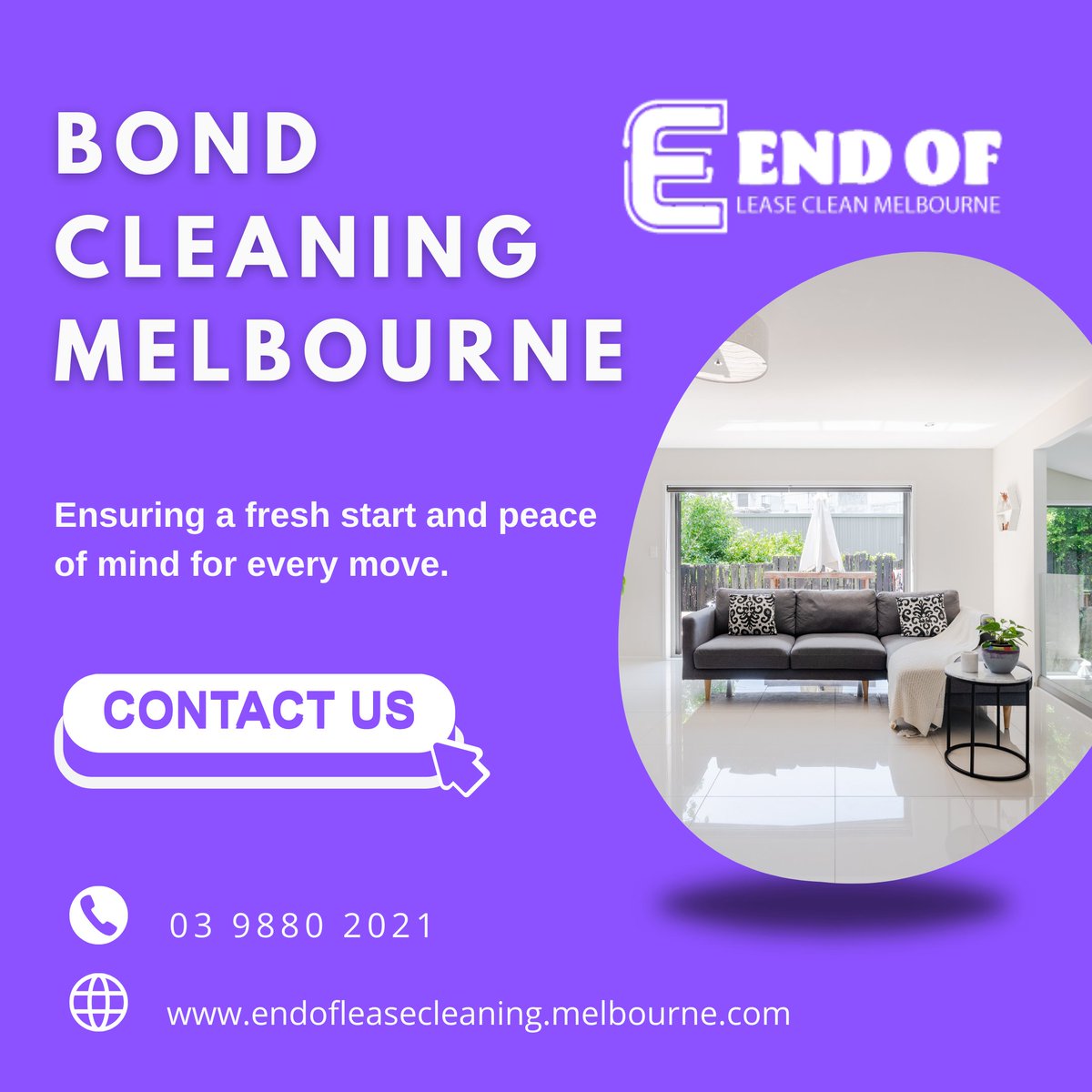endleaseclean19's tweet photo. 🏠✨ In Melbourne, a thorough bond clean is essential for ensuring you get your full bond refund. 
Contact information
Phone: 03 9880 2021
Email: info@endofleasecleaning.melbourne
Area We Cover: All Melbourne
#BondCleaning #FullBondRefund https://t.co/3petWX9ma2