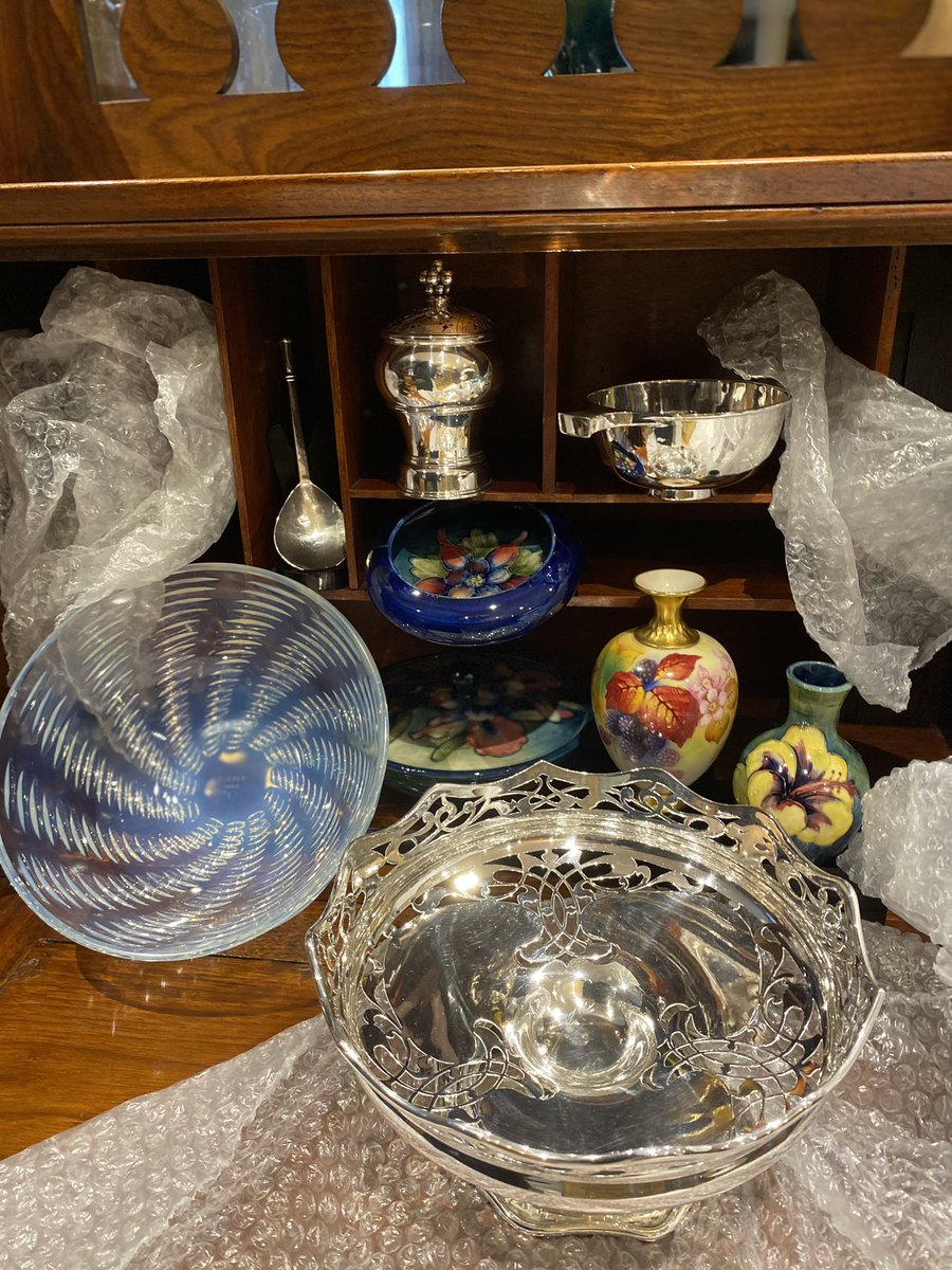 krAntiques's tweet photo. ..packing begins (albeit with distractions) for the IACF Celebration of Antiques at Stoneleigh this Friday and Saturday! https://t.co/zgHflLWfzc