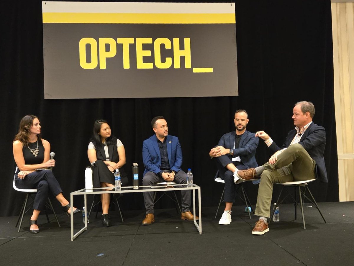 RealPage's tweet image. RealPage’s Rob Franklin, SVP/GM Resident Solutions, spoke at #OPTECH2024 about the opportunity and impact of AI during the renter journey, from leasing to living.