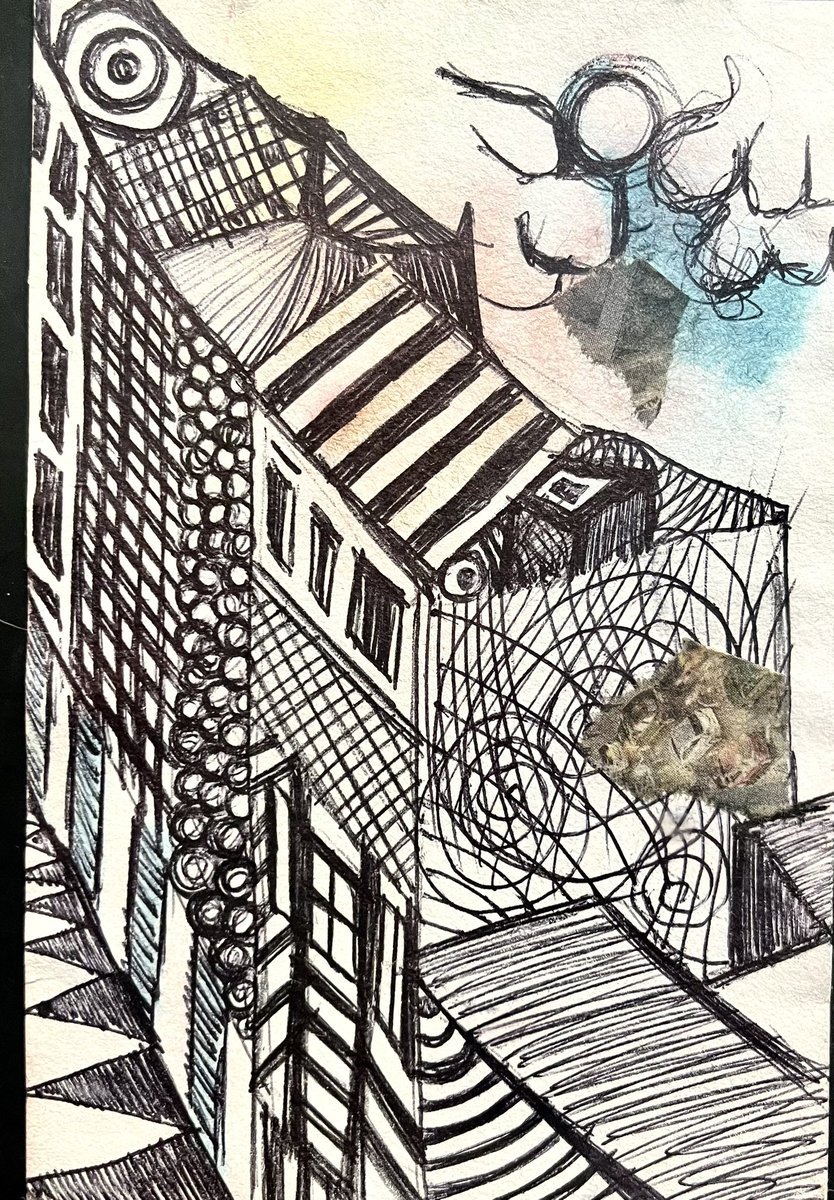 RosannaWright's tweet photo. 'My Block'
- Art By RoseJW 🌹🖤🎶
- 4x6" & 4x6" Inches; Mixed Media On File Card
(August, 2018)
#MyBlock #Street #NYC #Spiritual #Soul #AbstractFigurative #Commissions #Art
- For Tibby; Life With Harry, Berry, Nutella, Ali, Ruby, James & Sweet Pea https://t.co/d18dOtkM0q