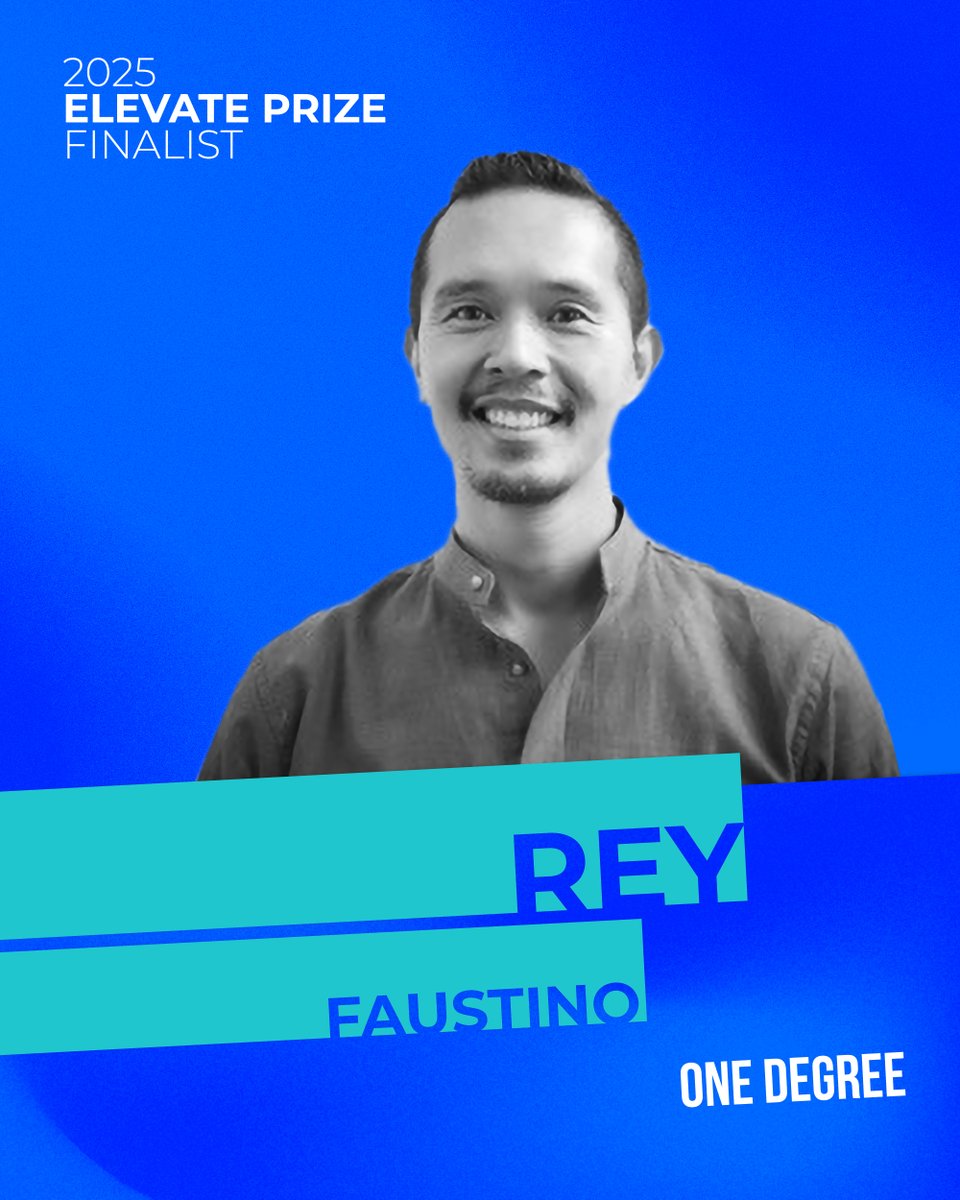 One Degree (@1deg) on Twitter photo Thrilled to announce that One Degree and our Founder & CEO, <a href="/reyfaustino/">Rey Faustino</a>, are one of 20 finalists for the prestigious <a href="/ElevatePrize/">The Elevate Prize Foundation #MakeGoodFamous</a> finalist! Awarded annually, the Prize recognizes social impact leaders driving transformative change around the world. Thrilled to announce that One Degree and our Founder & CEO, <a href="/reyfaustino/">Rey Faustino</a>, are one of 20 finalists for the prestigious <a href="/ElevatePrize/">The Elevate Prize Foundation #MakeGoodFamous</a> finalist! Awarded annually, the Prize recognizes social impact leaders driving transformative change around the world.