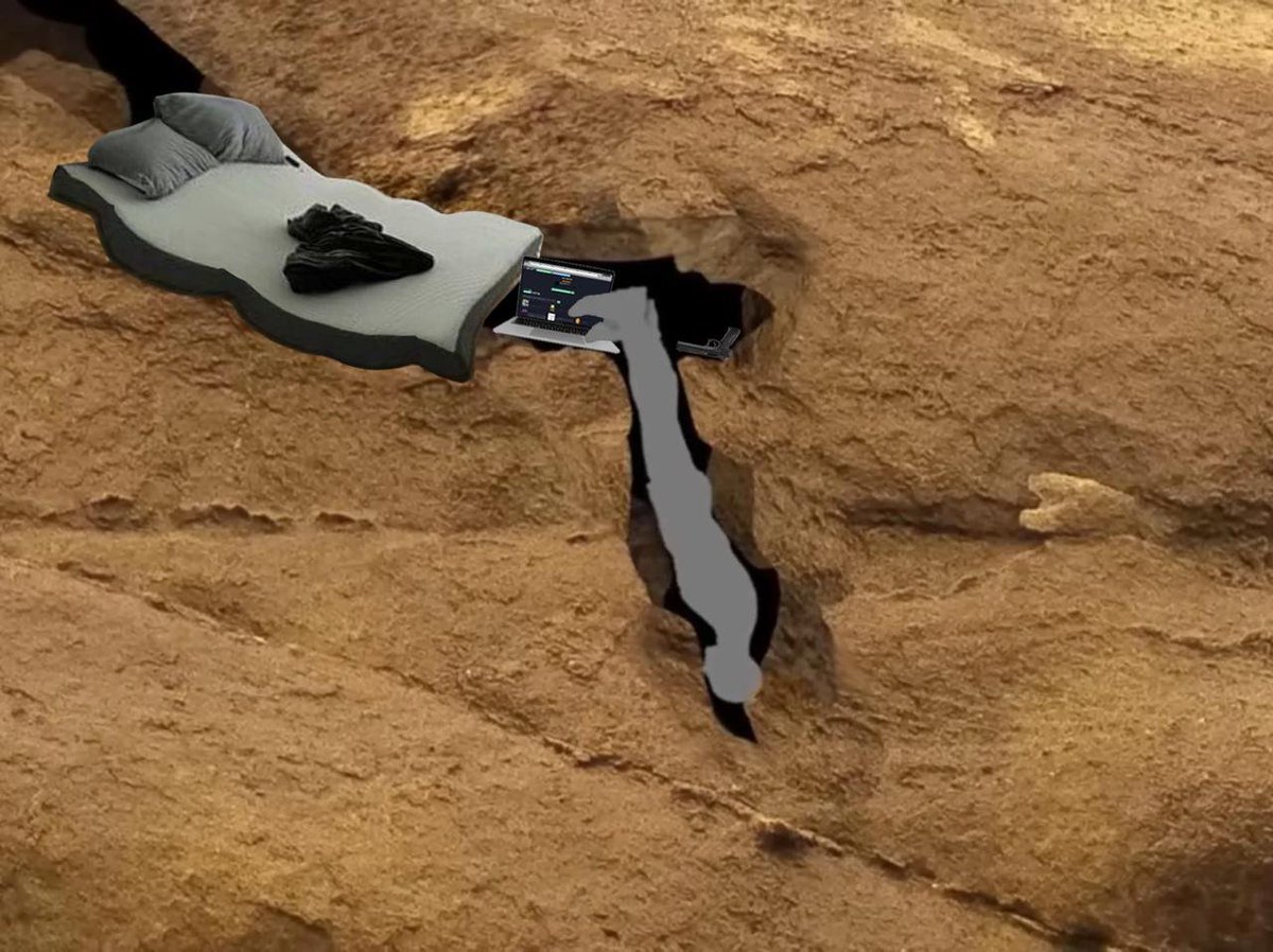 Pumpfun's tweet image. dudes will have $1 million in crypto and still live like this