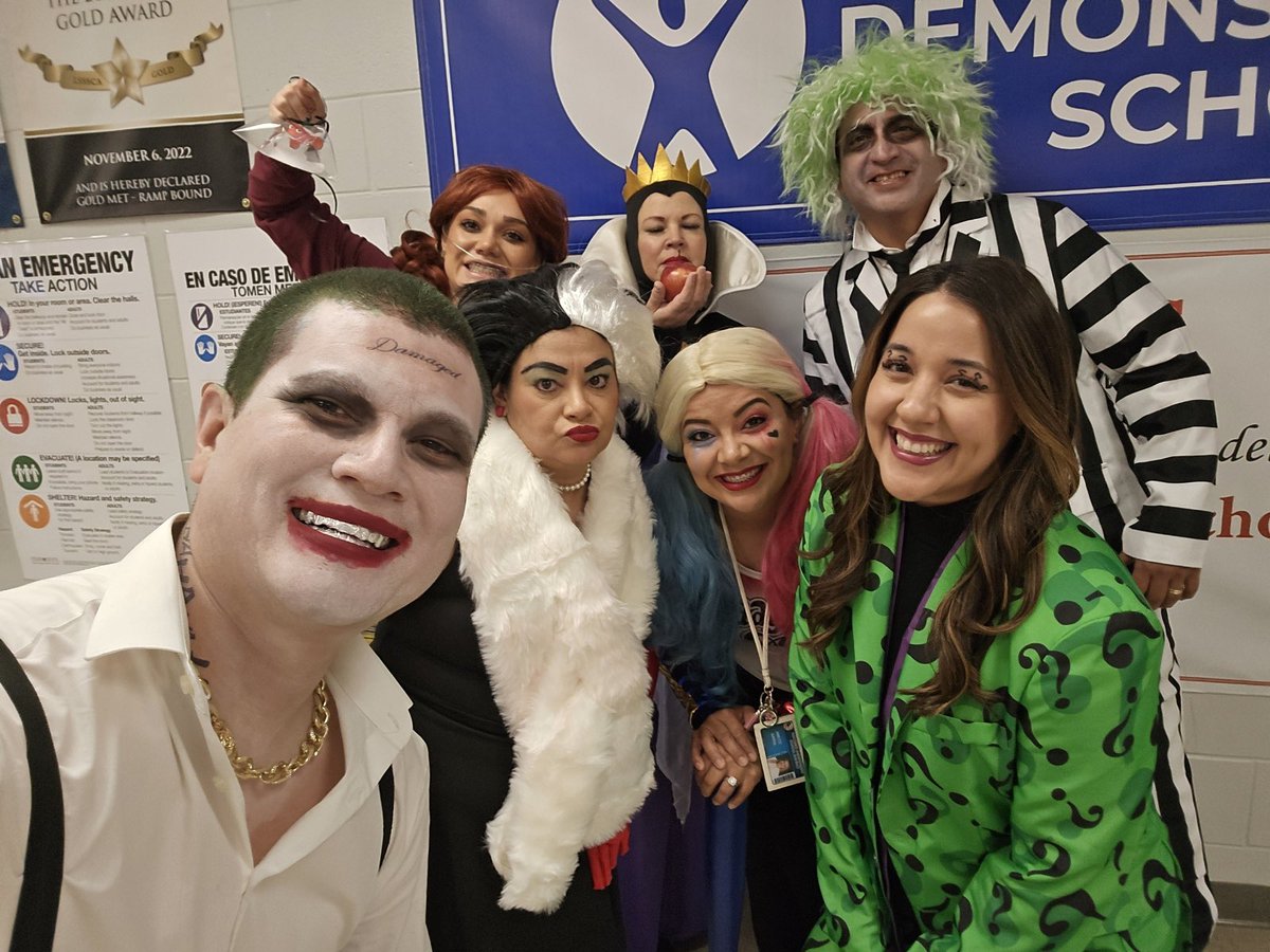 Red Ribbon week is in full swing at Ensor. Our leadership team went all out for today, “Drugs are Villainous” day. #TeamSISD  #Ensor_MS