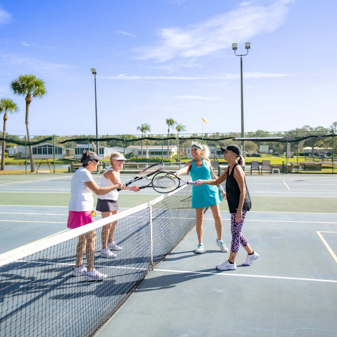 Get involved with the community through daily activities at our 55+ Manufactured Home Communities. Participate in sports tournaments, social events, clubs, and enjoy our resort amenities.
 
Explore the lifestyle: covecommunities.com/blog/community…