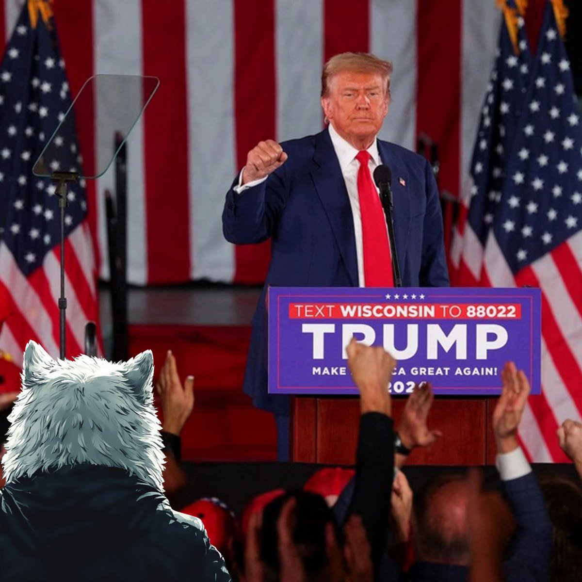 LaChainTes's tweet photo. @cb_doge #YOSHA  #Memecoin stands with Trump! We're here to make crypto great again. 

#Trump #USA #MAGA #ElonMusk #crypto #future https://t.co/wbj36aVacy