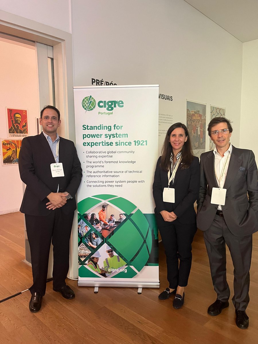A Secretária Executiva da #APE, Ana Luís de Sousa participou hoje no Congresso Anual do #CIGREPortugal, no #Porto, a convite de Pedro Ávila, VP da APE e Presidente do CIGRE Portugal, representando a Associação Juntamente com Bruno Henrique Santos, Presidente do <a href="/FEL_PT/">Future Energy Leaders Portugal</a>.

#Energia