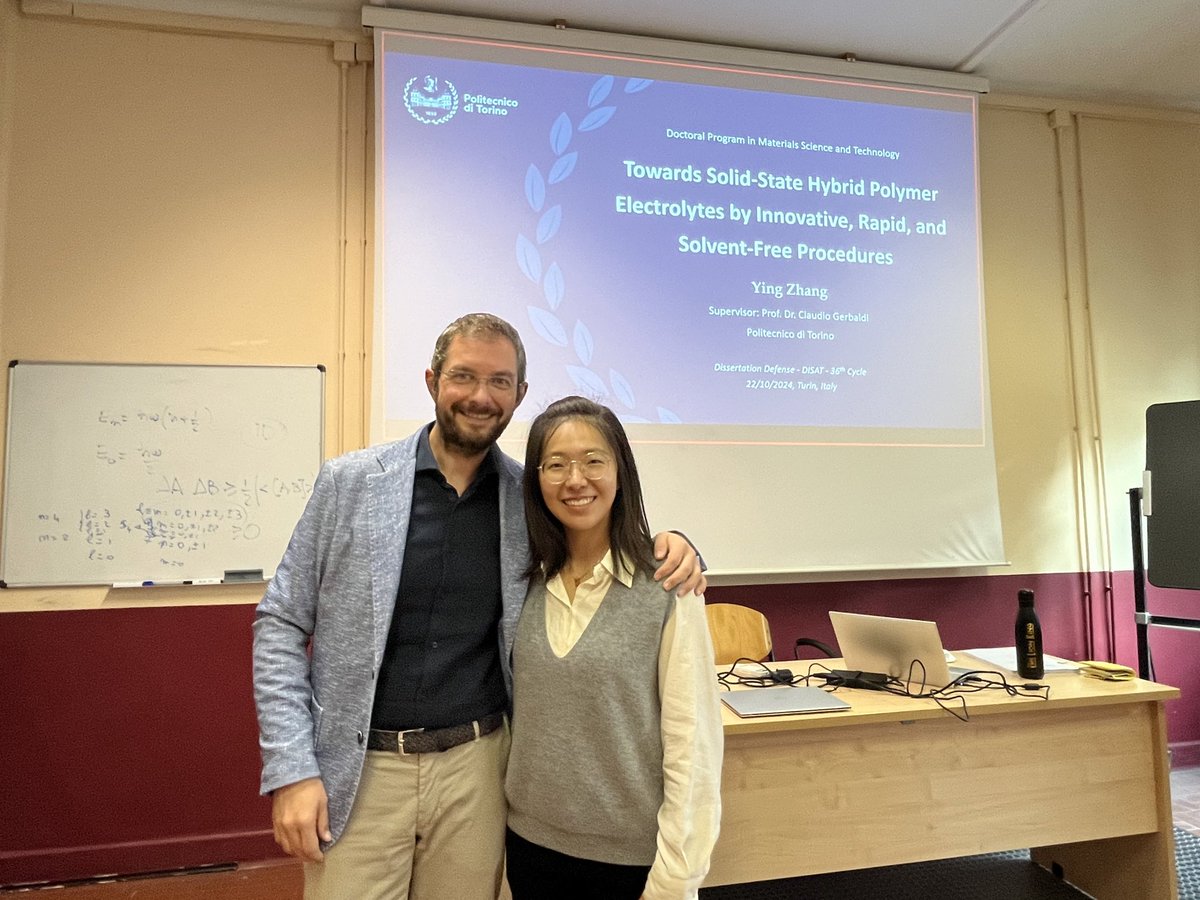 GAMELab@PoliTO (@gamelabg) on Twitter photo Today <a href="/ZHANGYING416/">Ying 瀛</a> successfully defended her PhD Thesis <a href="/PoliTOnews/">Politecnico di Torino</a> in the framework of <a href="/polystorage_etn/">ETN POLYSTORAGE</a> MSCA network. Excellent! Best of congrats, Dr. Zhang! 🎊 Today <a href="/ZHANGYING416/">Ying 瀛</a> successfully defended her PhD Thesis <a href="/PoliTOnews/">Politecnico di Torino</a> in the framework of <a href="/polystorage_etn/">ETN POLYSTORAGE</a> MSCA network. Excellent! Best of congrats, Dr. Zhang! 🎊