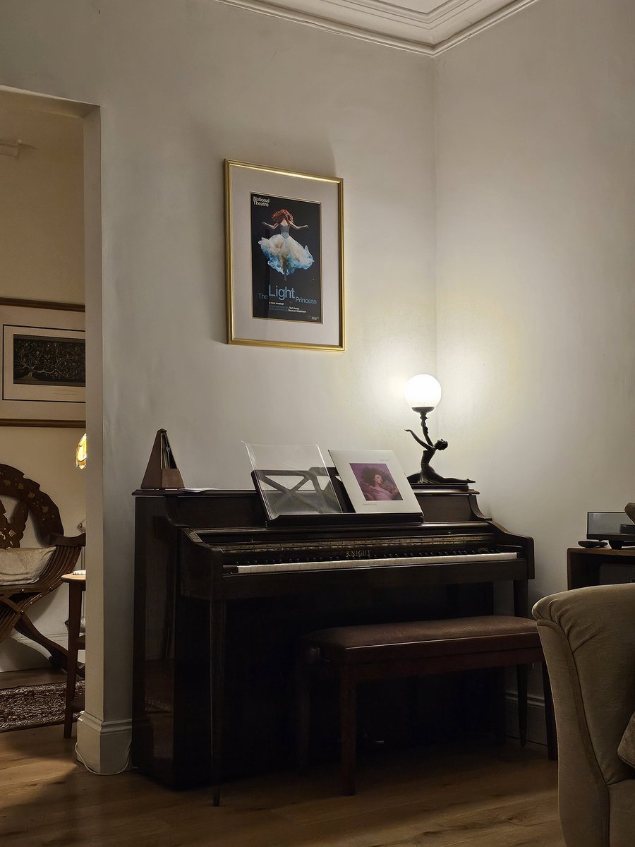 JohnMeredith's tweet photo. Dear @toriamos. Will we ever see this wonderful escapade onstage again? My wife's birthday today, hence the vinyl (approval not needed. I know what I'm doing!). But #thelightprincess was one of the most magical experiences of our life. She sits above the piano in ernest. https://t.co/VDxFrQuOR4