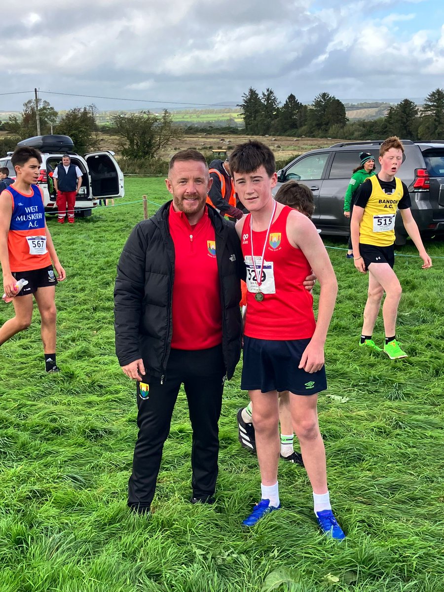 corkcityac's tweet photo. The @AthleticsCork County XC Championships 2024 were held in Conna &amp; Carrigadrohid the past few weekends. Highlights were young Tom Devereux (U10) &amp; Ben O Reilly Murphy (U17) winning the County titles. Jack Forde was second (U14) , our Girls U10 Team were 3rd led home by Aoife https://t.co/uY5a7gJ2xq