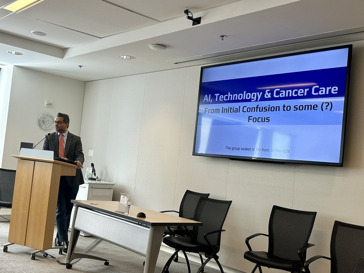 Fantastic wrap to <a href="/ASCO/">ASCO</a> #LDP in person session 2 with our first presentation on the future of artificial intelligence and oncology. Dr <a href="/OncElias/">Rawad Elias</a> gave a great overview of our background work thus far and our plans for the next steps. ✅🙌