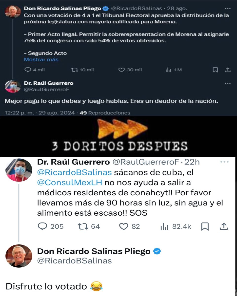 De las papeadas más épicas que se han visto en esta red social <a href="/RicardoBSalinas/">Don Ricardo Salinas Pliego</a>
