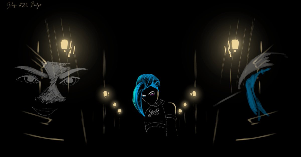 Day 22 of #arctober : Bridge
.
.
.
.
#artshare #artmoots #jinx #vi  #arcane     #arcaneart #digitalart #FUF #arcaneseason2             #artoftheday #moots #fyp #viktor