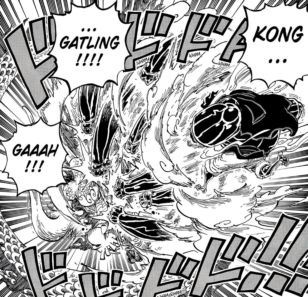 One Piece Chapter 1002, titled "Four Emperors vs. New Generation"