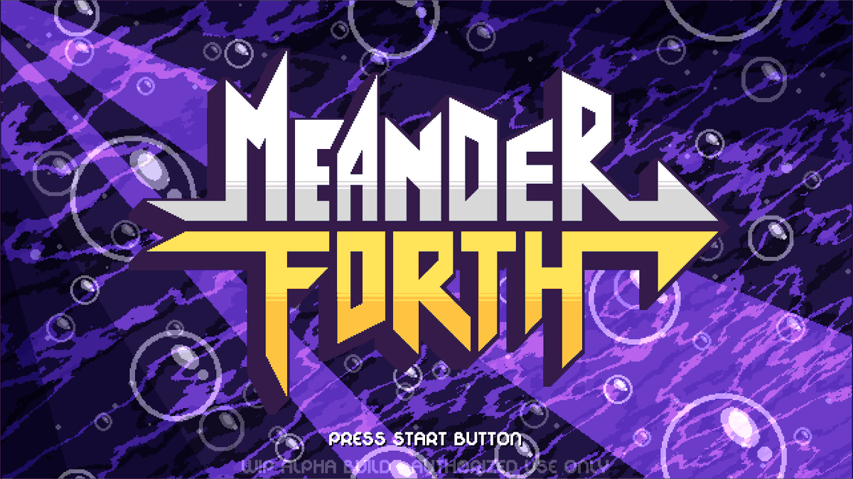 MeanderForth's tweet photo. Before I move onto the second level of the game, I made sure the title screen was in working order. I think the new look is pretty striking!
#godotengine #godot #meanderforth #gamedev #indiegame #indiedev #titlescreen https://t.co/kyW5NFmilS