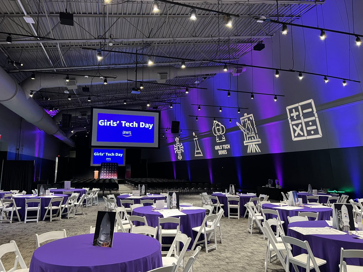 mrsemilybyers's tweet image. Coding, design thinking - our @canaan_middle students experienced it all at @awscloudGirls&apos; Tech Day. Hearing career journeys from leading women in tech was so empowering for their future STEAM paths. Thank you #AWSInCommunities for a great Girls’ Tech Day!