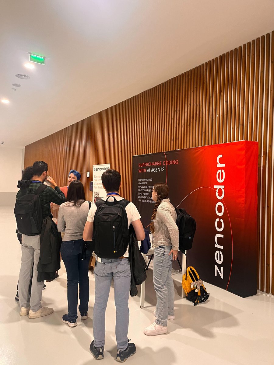 zencoderai's tweet image. 🚀 PyCon Portugal 2024 was a blast! 🚀
Huge thanks to everyone who stopped by the Zencoder booth to check out our AI agents in action! 🙌

#ZencoderAI #PyConPortugal #AIagents #FutureOfCoding #Innovation