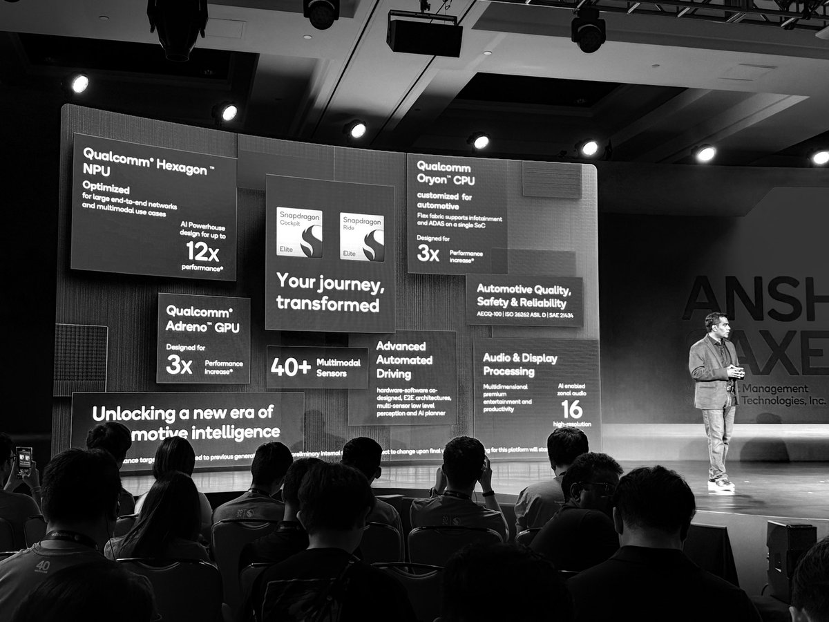 prabhu_ram's tweet photo. A snapshot of what @Snapdragon announced today!
#SnapdragonSummit
#AutomotiveIntelligence https://t.co/ORxDl1g5JE