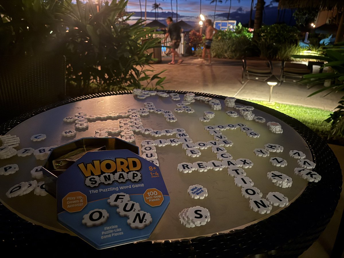 WordSnap, a new puzzling word game.

Because, a family that plays together, stays together.

A family that plays games on vacations together, is lucky indeed!

buywordsnap.com ~ #PlayMore #FamilyFun #wordgames #GameNight