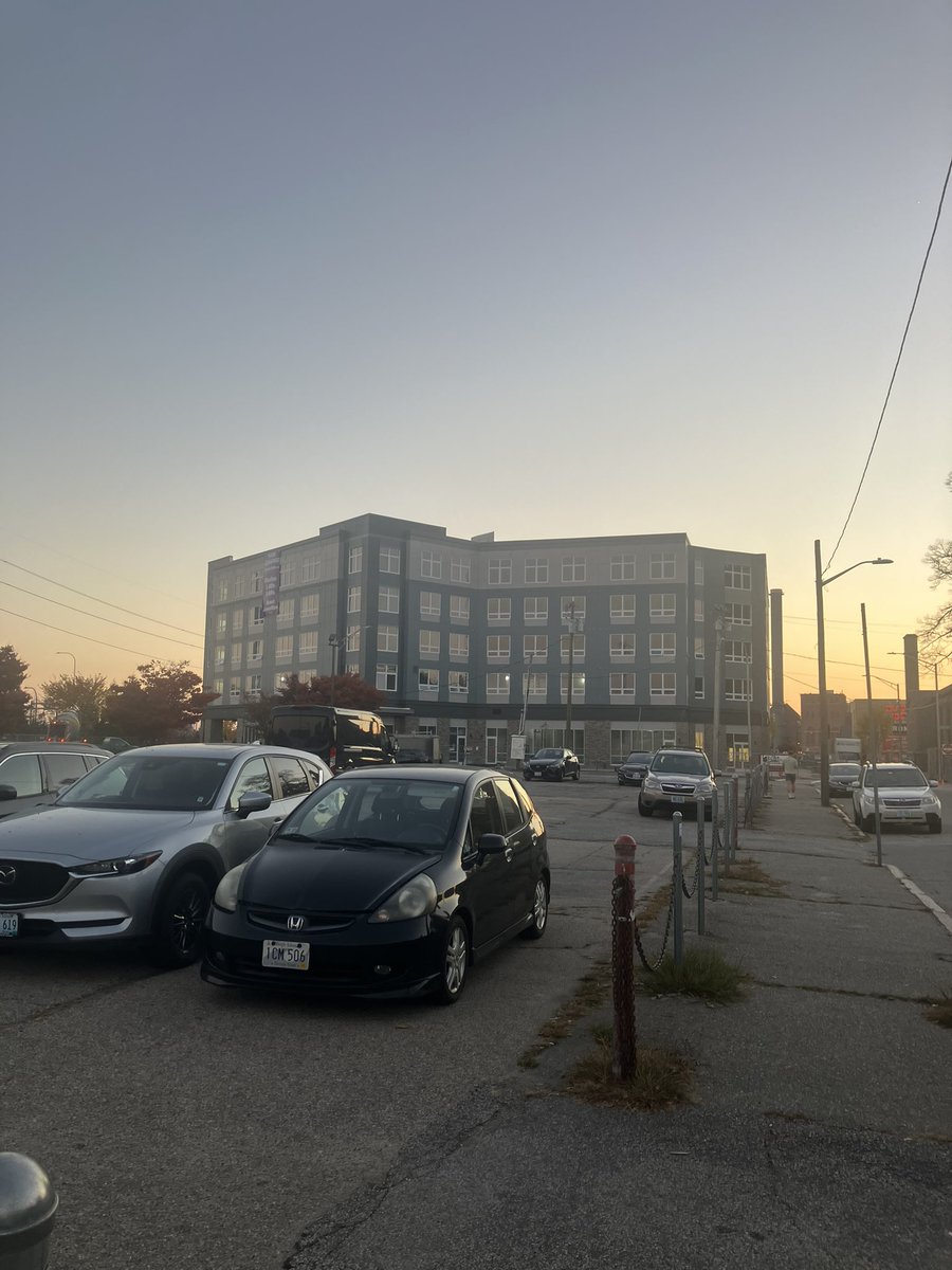 A new housing development will soon be finished in Fox Point! 

A “Now Leasing” sign hangs over the side!
