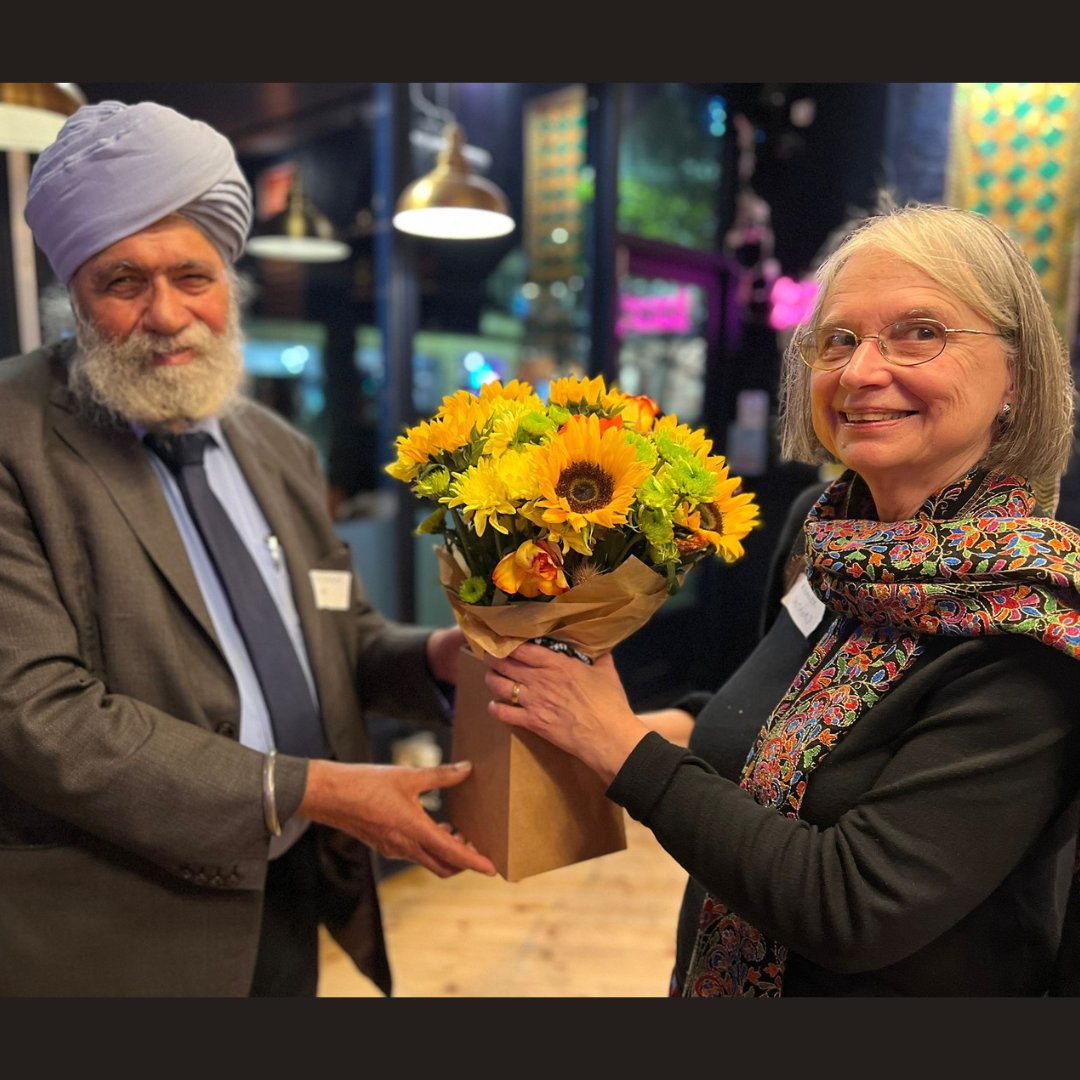 Kashi House CIC (@kashihouse) on Twitter photo A marvellous celebration took place last night at <a href="/punjab1946/">Punjab Covent Garden</a> to mark the release of Eleanor Nesbitt’s monumental new book 'Sikh: Two Centuries of Western Women's Art and Writing'.
The author and <a href="/KashiHouse/">Kashi House CIC</a> team were honoured to be joined by many of the contributors, A marvellous celebration took place last night at <a href="/punjab1946/">Punjab Covent Garden</a> to mark the release of Eleanor Nesbitt’s monumental new book 'Sikh: Two Centuries of Western Women's Art and Writing'.
The author and <a href="/KashiHouse/">Kashi House CIC</a> team were honoured to be joined by many of the contributors,