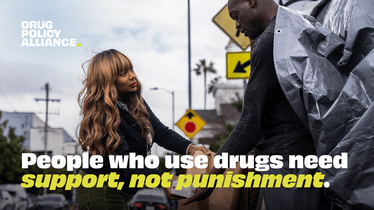 We need to offer people who use drugs help &amp; support instead of criminalization &amp; punishment. Ensuring people have stigma-free access to effective treatment, investing in communities, and giving people with lived experience a seat at the table are some ways to help get us there.