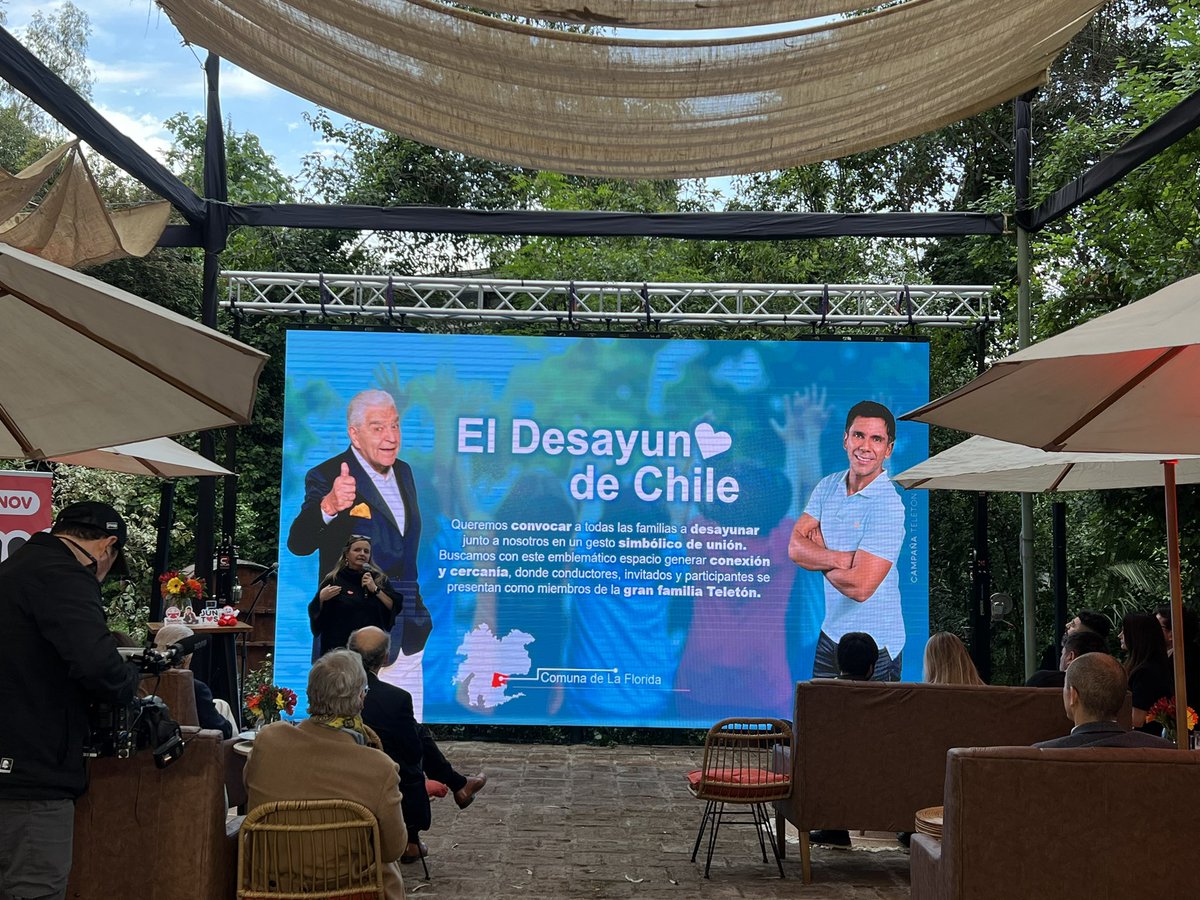 Teleton's tweet photo. #Bloque3 de la #Teletón2024: y la mañana la partiremos con todo el ánimo y con las tradiciones de siempre, junto a Don Francisco, en la Desayunatón🙌🏻. Y el bloque infantil que estará cargado de música 🎶 https://t.co/0N1xxknXMD