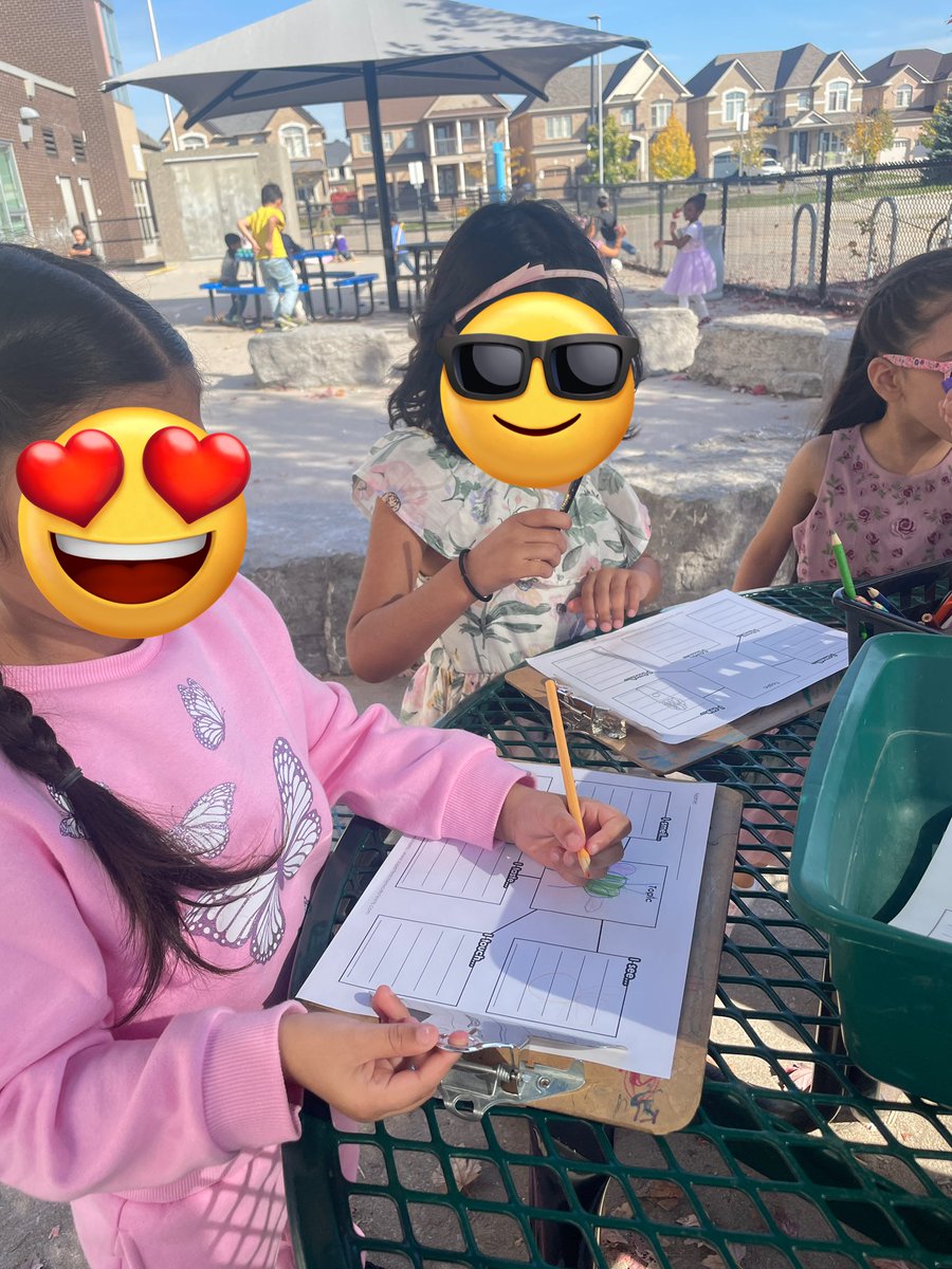 We are celebrating #takemeoutside week! Today we used our 5 senses to explore the outdoors! What did we see, hear, taste, smell and touch? <a href="/takemeoutside/">Take Me Outside</a> <a href="/PDSB_eco/">Peel EcoSchools</a> <a href="/EcoSchoolsCAN/">EcoSchools Canada</a>