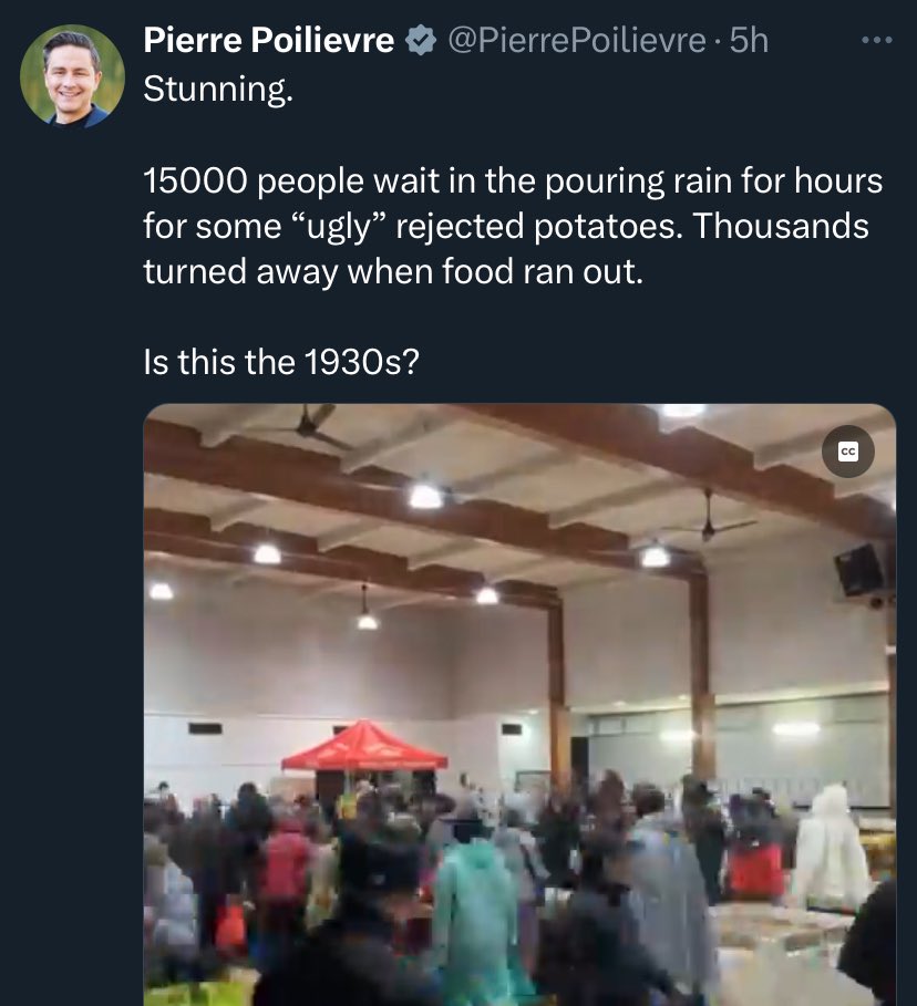This requires a community note. It was for Ugly Potato Day. It happens all over the place, every year.