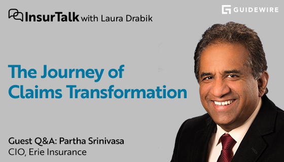 Guidewire Software Chief Evangelist, Laura Drabik, shares insights from Erie Insurance Group's CIO, Partha Srinivasa, on how their move to Guidewire Cloud for claims transformation has effectively blended digital and human elements. bit.ly/4gjzU6v bit.ly/3PrRqIZ