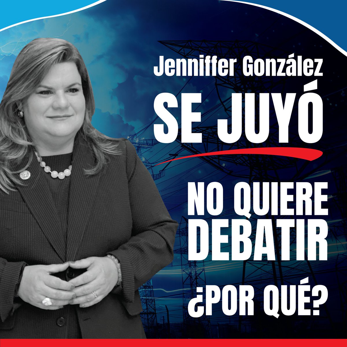 ¿La pregunta es por qué no quiere debatir! #JGoSeJuyó