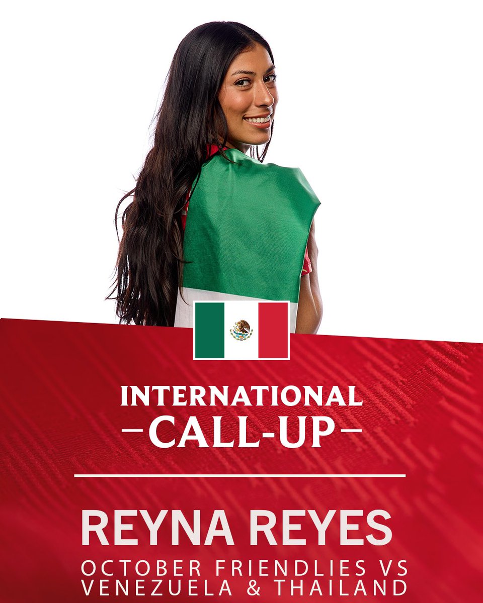 Portland Thorns FC (@thornsfc) on Twitter photo Answered the call 📲
Reyna will join <a href="/Miseleccionfem/">Selección Nacional de México Femenil</a> for a pair of upcoming October friendlies!
🇲🇽 vs 🇻🇪 | 10.26
🇲🇽 vs 🇹🇭 | 10.29 Answered the call 📲
Reyna will join <a href="/Miseleccionfem/">Selección Nacional de México Femenil</a> for a pair of upcoming October friendlies!
🇲🇽 vs 🇻🇪 | 10.26
🇲🇽 vs 🇹🇭 | 10.29