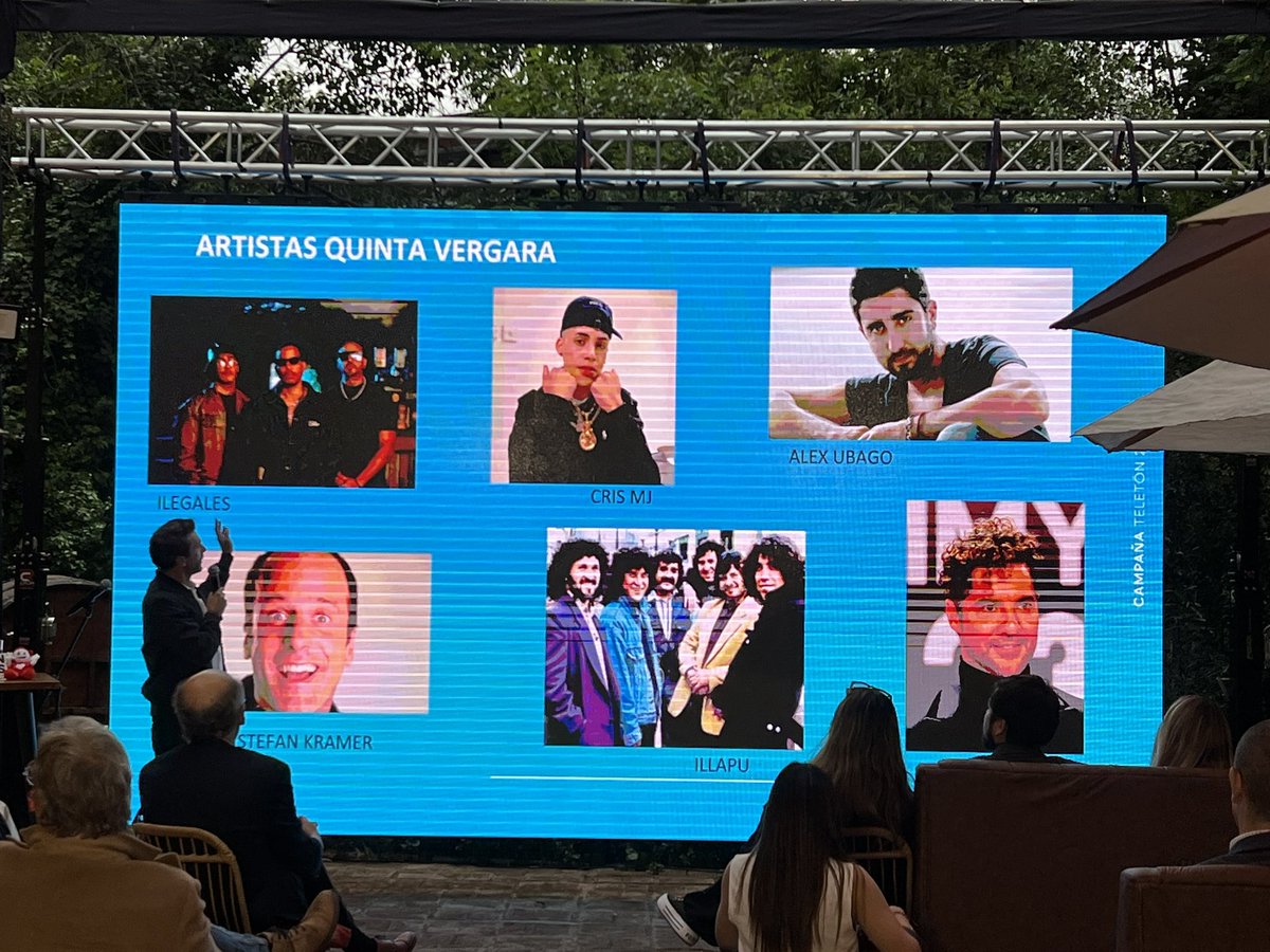 Teleton's tweet photo. #Bloque6 de la #Teletón2024:
Y cerraremos con bombos y platillos en la Quinta Vergara 🤩 Pailita, David Bisbal, Ilegales, Myriam Hernández, Illapu, Cris Mj, la infaltable rutina de Stefan Kramer, ¡y mucho más! https://t.co/zvAwIi962e