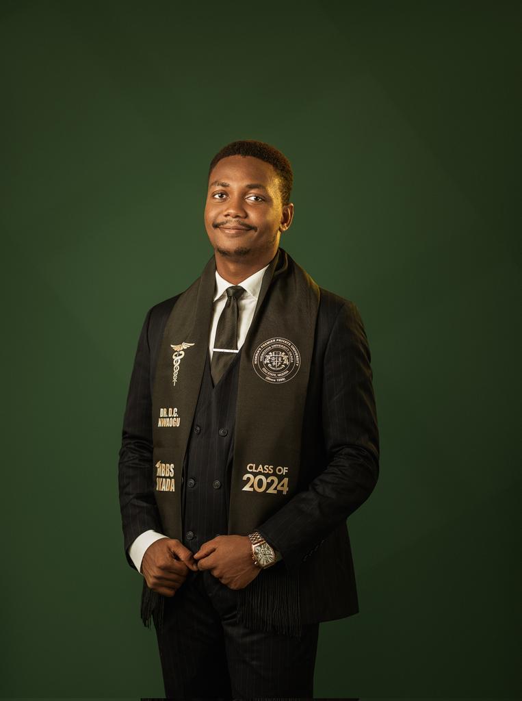 Reintroducing Dr. NWAOGU D.C (MB;BS OKADA)
Distinction in Anatomy
Best in Anatomy
Distinction in Biochemistry 
Best in Biochemistry 
Distinction in Physiology 
Best in Physiology 
Distinction in Path
Best in Pharm
Best in Obs &amp; Gyn
Distinction in Com Med
Best in Internal Medicine
