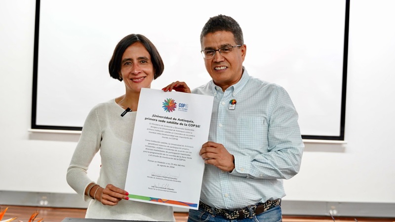GrandesLogr0s's tweet photo. La Universidad de Antioquia ha sido seleccionada como sede satélite para la 16ª Conferencia de las Partes (COP16), un evento crucial en la lucha global contra la degradación de la biodiversidad.
https://t.co/Ej6r9K7FTo https://t.co/2xGrXCorGF