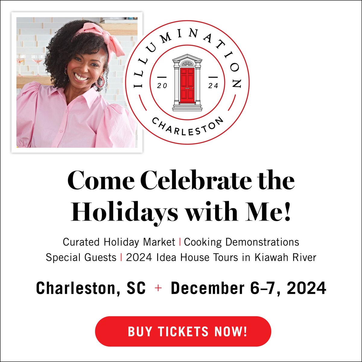 Hey boos! I’m so excited to bring returning to @southernlivingmag Illumination Charleston event on December 7th!  Grab your tickets and come celebrate with us! 
 @explorecharleston! Grab your tickets here: 

…thernlivingilluminationcharleston.com