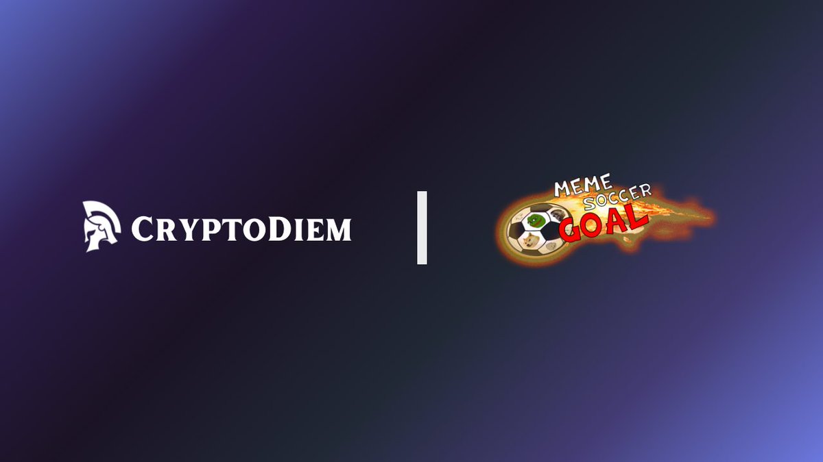 We’re excited to introduce 
<a href="/Memesoccergoal/">Meme Soccer Goal</a> as our sponsor for the Crypto Diem daily newspaper 📰