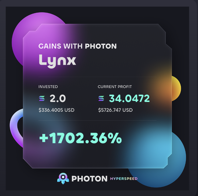 We dicooked hard on $Lynx 🔰

60k -> 2m in 10 minutes with thesis