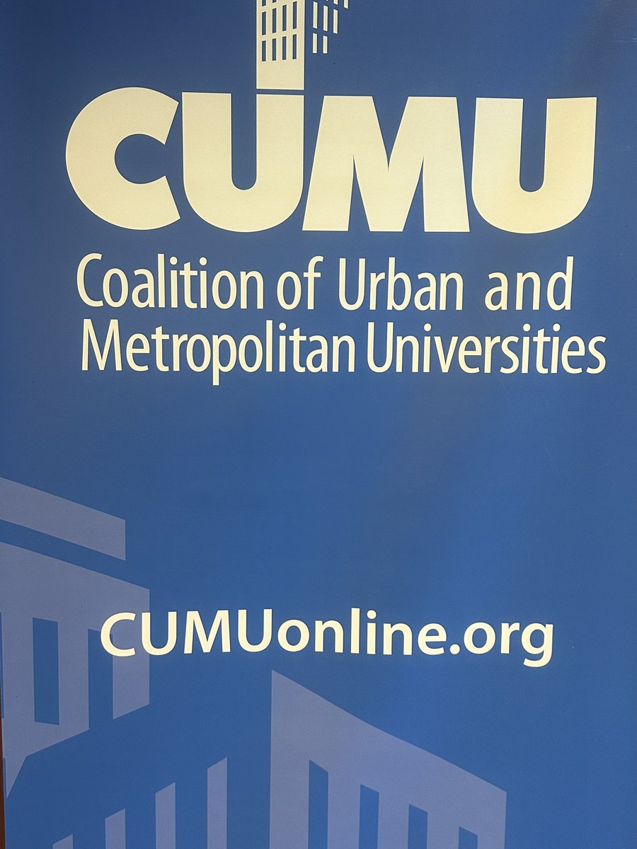 Mark R. Ginsberg (@markrginsberg) on Twitter photo Honored for Towson University to serve as the administrative hub for the Coalition of Urban & Metropolitan Universities and to be a member of the Board.
CUMU is dedicated to the issues that face urban and metropolitan campuses and the communities we serve.
<a href="/TowsonU/">Towson University</a>
#tupride Honored for Towson University to serve as the administrative hub for the Coalition of Urban & Metropolitan Universities and to be a member of the Board.
CUMU is dedicated to the issues that face urban and metropolitan campuses and the communities we serve.
<a href="/TowsonU/">Towson University</a>
#tupride