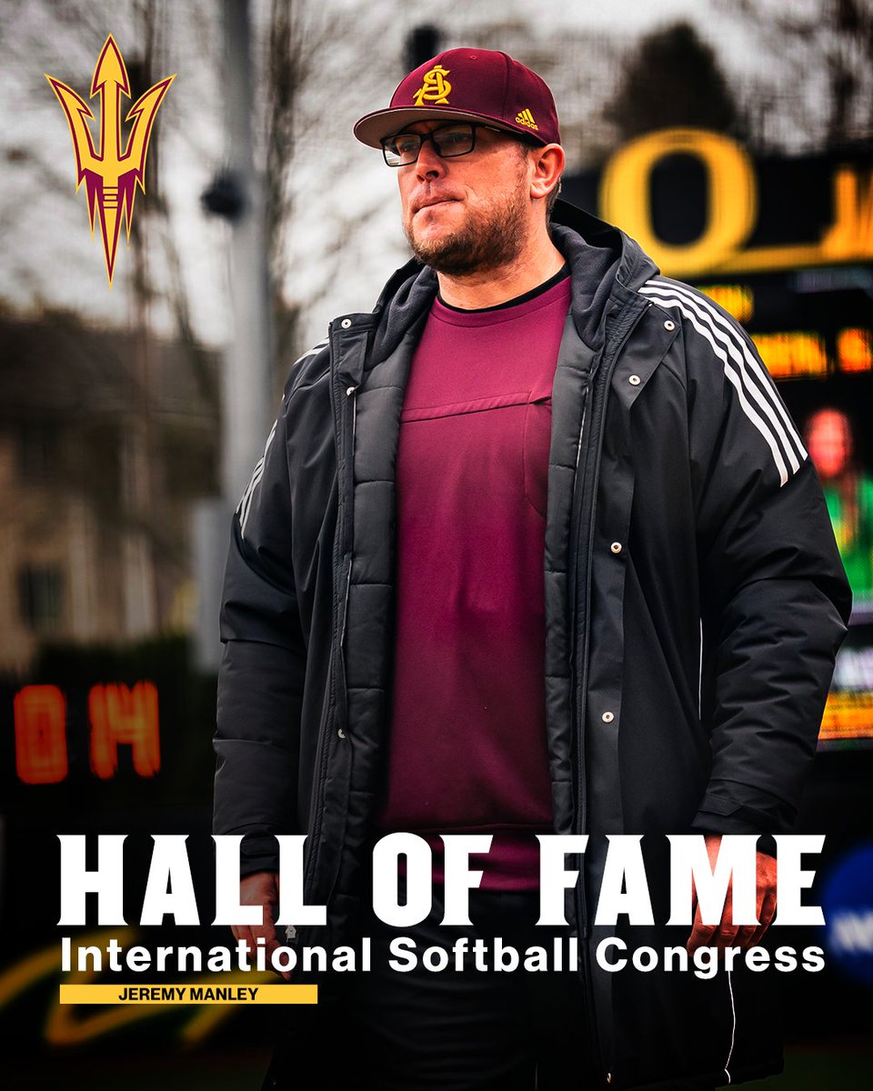 Sun Devil Softball (@asusoftball) on Twitter photo Congratulations to Sun Devil pitching coach Jeremy Manley on being nominated for induction into the ISC Hall of Fame class of 2025🔱
#ForksUp /// <a href="/ISCFastpitch/">ISCFastpitch</a> Congratulations to Sun Devil pitching coach Jeremy Manley on being nominated for induction into the ISC Hall of Fame class of 2025🔱
#ForksUp /// <a href="/ISCFastpitch/">ISCFastpitch</a>