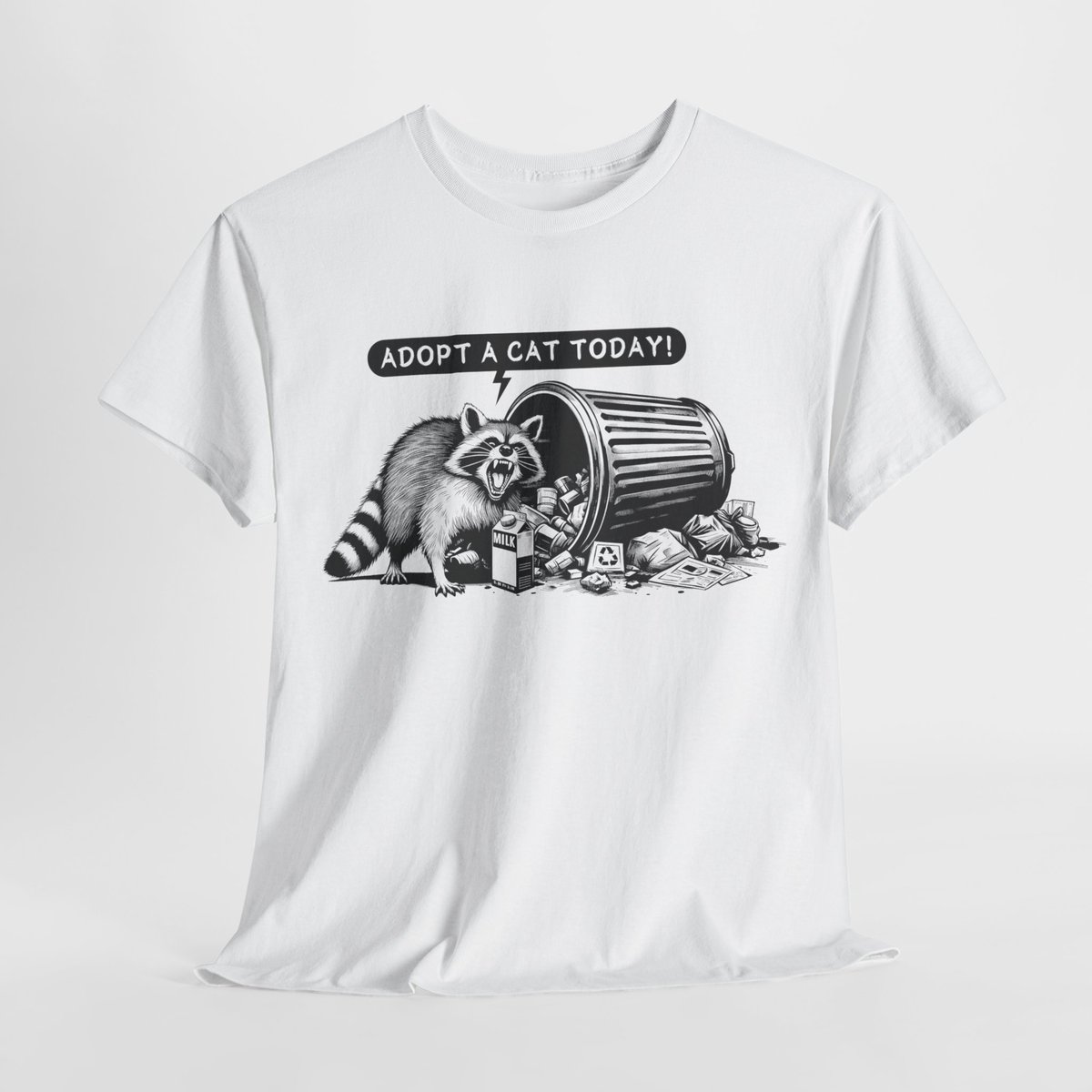 SeamCityTee's tweet photo. ✨ Adopt a cat today! Or, you know, a cat-like trash panda 🦝🐾 Close enough, right? #AdoptDontShop #RaccoonLife #NotACat #TrashPandaLove #UnexpectedPet 

👉 https://t.co/1cWilAViyh

#FurryBandit #RaccoonAdventures #MisunderstoodPets  #RescueLove #AdoptAnAnimal #TrashPanda https://t.co/k3TYHPsJRg