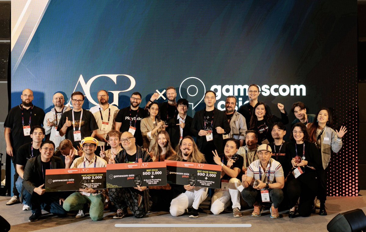 Sophie Atkin (@katkin__) on Twitter photo had a great time last week judging for AGP at gamescom asia, saw some brilliant games and got to present “most anticipated game” to <a href="/BitEggInc/">Bit Egg Inc</a> for Lost and Found Co ✨ had a great time last week judging for AGP at gamescom asia, saw some brilliant games and got to present “most anticipated game” to <a href="/BitEggInc/">Bit Egg Inc</a> for Lost and Found Co ✨