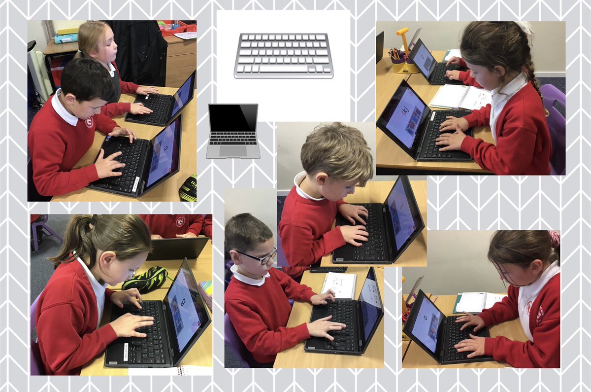 bishoptonprim's tweet image. Using a good posture whilst finding the different keys on the laptop keyboard to help with typing #bishoptonyear3 #bishoptoncomputing @purpleMash