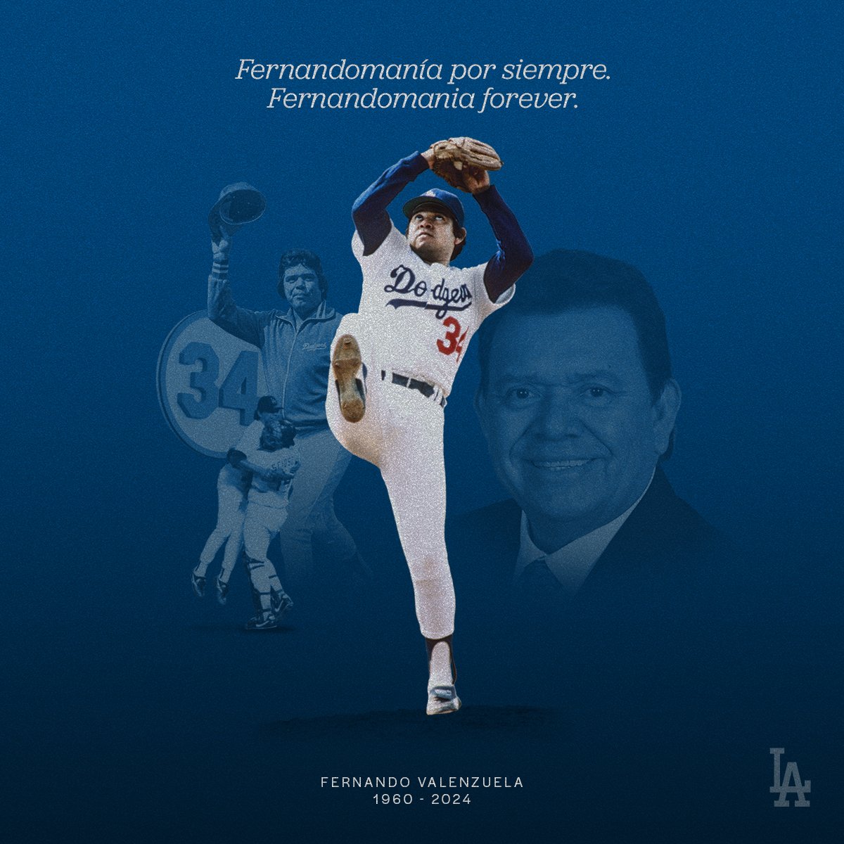 The Los Angeles Dodgers mourn the passing of legendary pitcher Fernando Valenzuela.