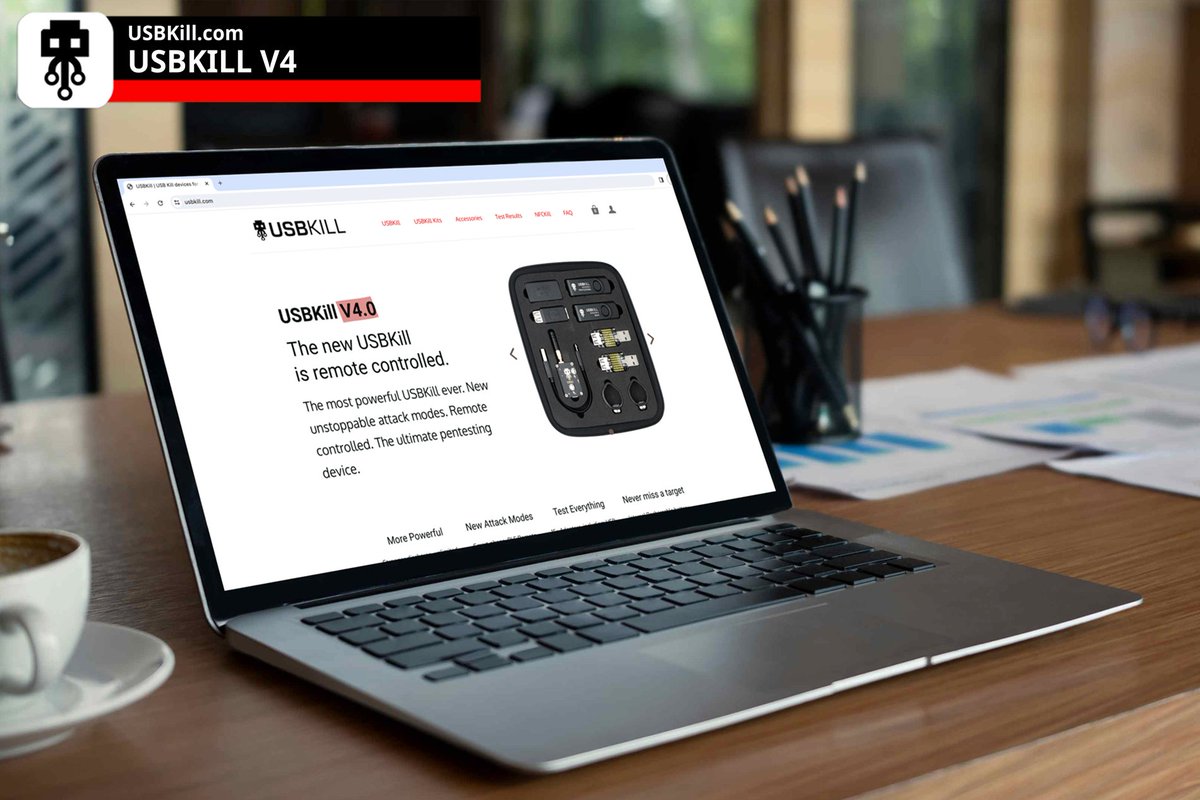 USBKill's tweet image. 📲 With USBKill V4, go beyond traditional testing. Utilize its smartphone app for precise control and trigger attacks from up to 100m away. Innovation at your fingertips! 📍📱 l.usbkill.com/oLVk7
#SecurityTesting #USBKillV4 #pentesting #infosec #hacking #pentester