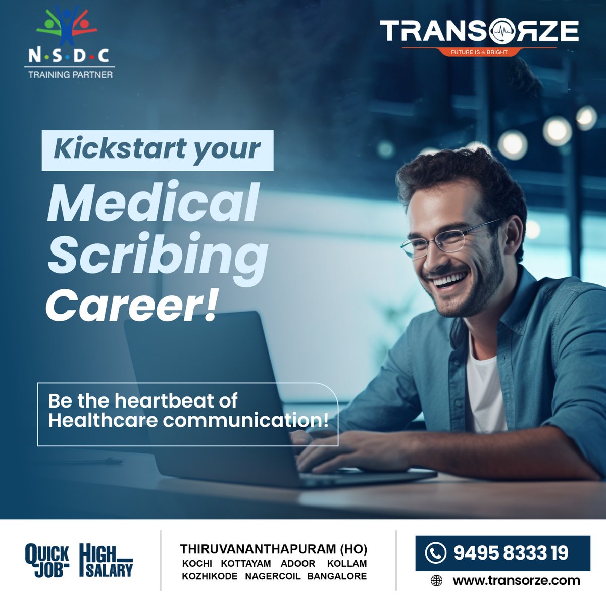 tipsprajesh's tweet image. Looking for the Best Medical Scribing Training in Nagercoil? Join Transorze Solutions for medical scribing courses led by industry experts. Kickstart your career today!
Visit: transorze.com/our-programs/b…
#MedicalScribing
#MedicalScribingTraining
#Course