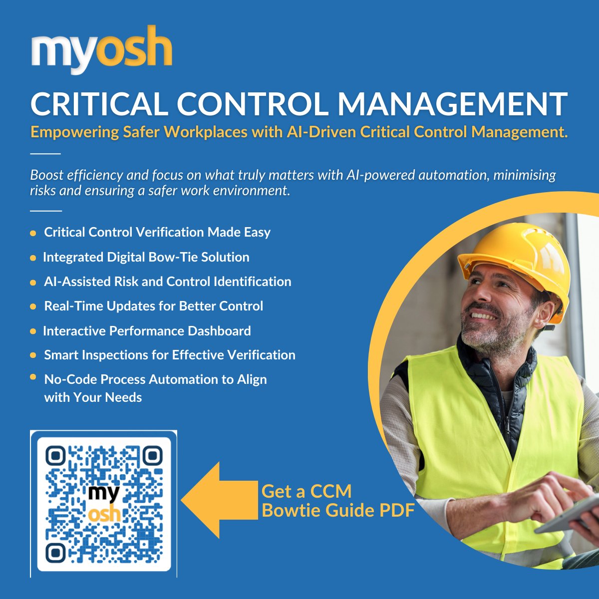 myosh_sw's tweet image. Scan the QR code below and get a Critical Control Management Bowtie Guide PDF.

#myosh #criticalcontrolmanagement #myoshccm