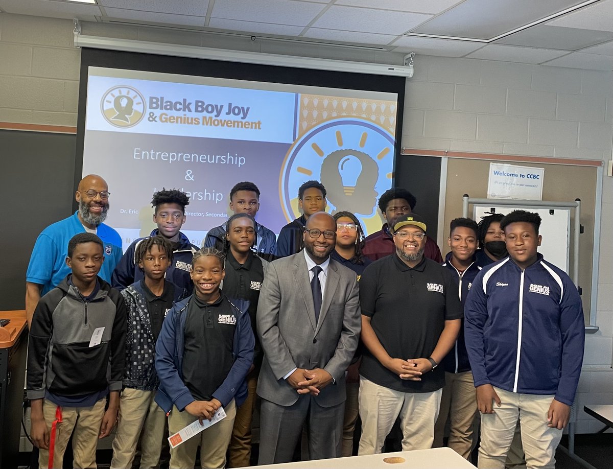 I am grateful for the invitation to speak at our Black Boy Joy and Genius conference. I facilitated sessions on Entrepreneurship and Leadership, encouraging these young men to make an impact as leaders and business owners in their community—a great part of my job!